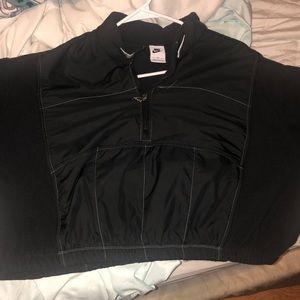 Nike cropped sweater zip up